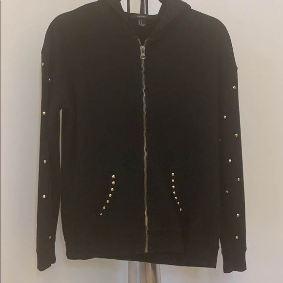 forever 21 black hoodie